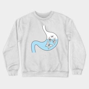 Butterflies in stomach Crewneck Sweatshirt